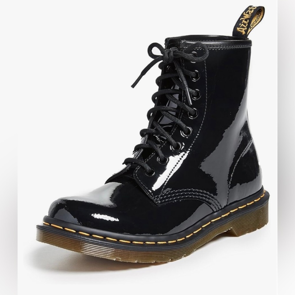 Dr. Martens Gently Used Black Leather Boots, Women’s size 7